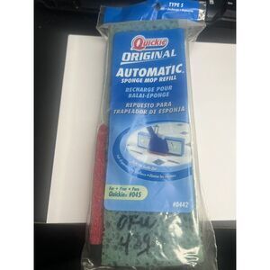 Quickie Automatic Sponge Mop Refill Type S - For #045 Mops - Blue‎ #0442